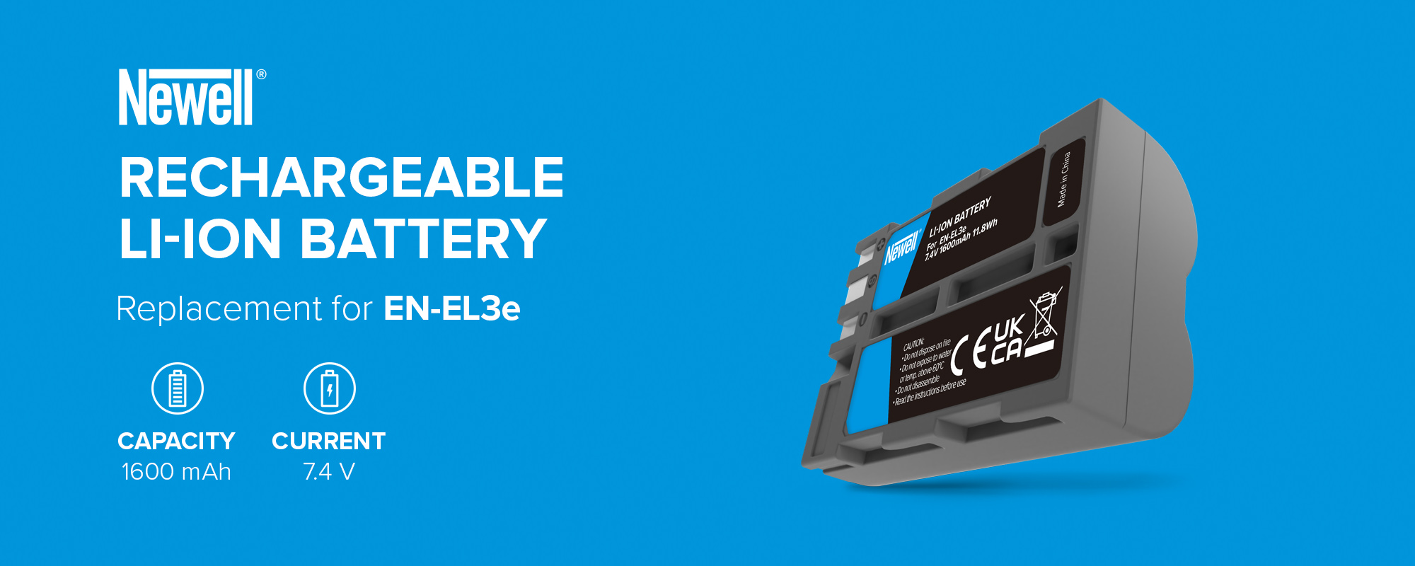 Akumulator Newell zamiennik EN-EL3e do Nikon